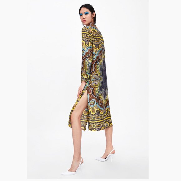 ZARA Printed Tunic with Long Sleeves* - Picture 12 of 16